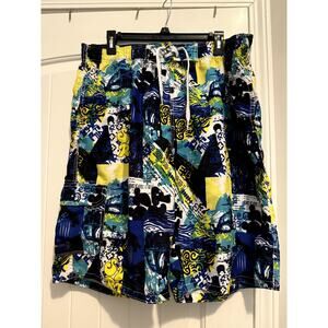 Multi color Swim Trunks Size XL by The Image